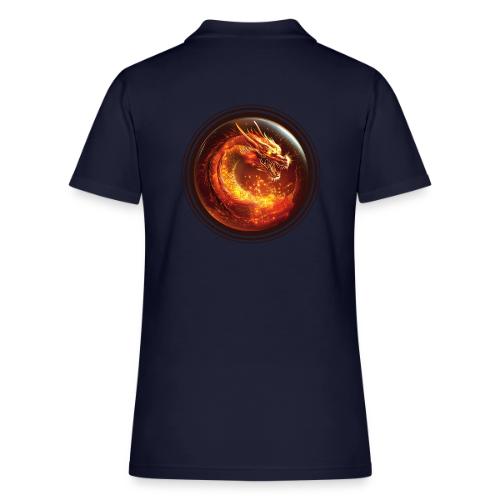 Shadow Dragon Rise - Women's Pique Polo Shirt