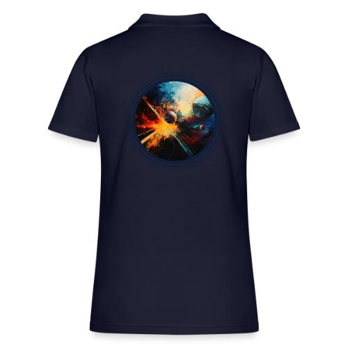 Planets in Turmoil - Women's Pique Polo Shirt