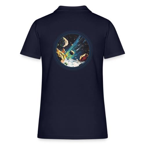 Celestial Collision - Women's Pique Polo Shirt
