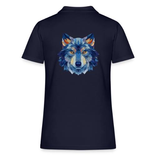 Wolf: Alpha Portrait - Women's Pique Polo Shirt