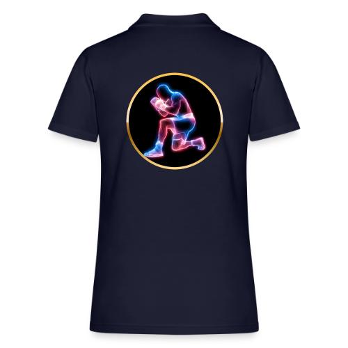 Neon Boxing Focus - Women's Pique Polo Shirt