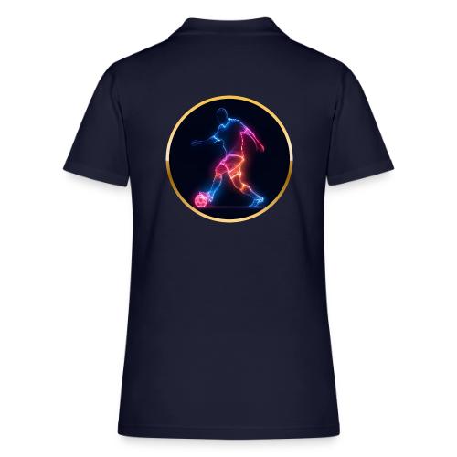 Soccer: Electric Kick Ring - Women's Pique Polo Shirt