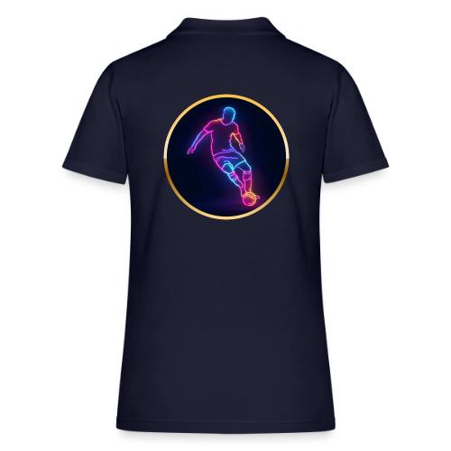 Soccer: Neon Golden Goal - Women's Pique Polo Shirt