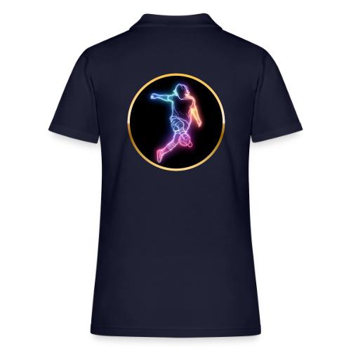 Soccer: Neon Goal Fusion - Women's Pique Polo Shirt