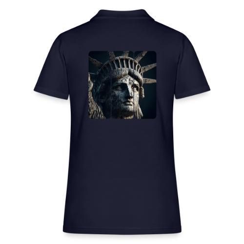 USA: Liberty in Shadows - Women's Pique Polo Shirt