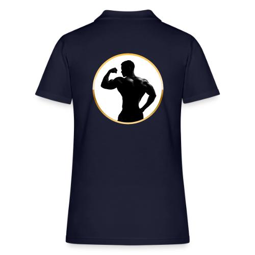 Bodybuilder: Classic Flex Emblem - Women's Pique Polo Shirt