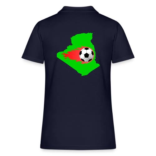 Algerian Football Fire - Women's Pique Polo Shirt