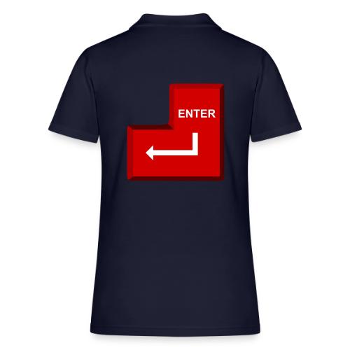 Just Press Enter - Women's Pique Polo Shirt