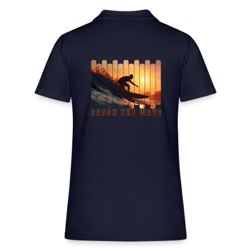 Surfing: Catch the Wave - Women's Pique Polo Shirt
