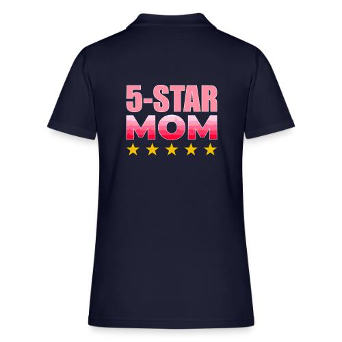 Five Stars Mom - Women's Pique Polo Shirt