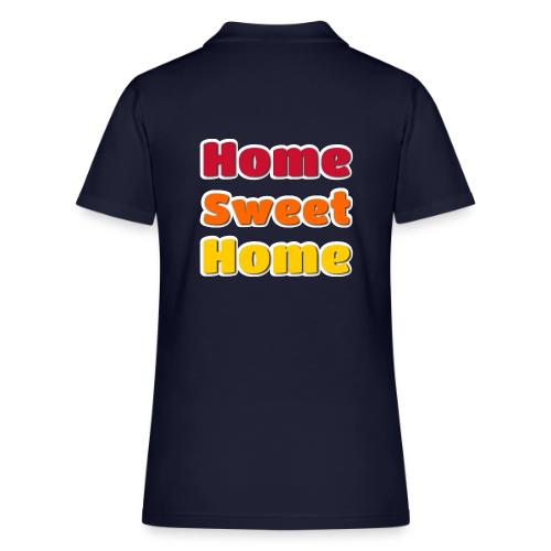 Home Sweet Home Colorful Typography - Women's Pique Polo Shirt