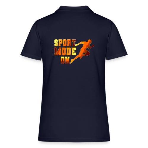 Sport Mode On - Women's Pique Polo Shirt