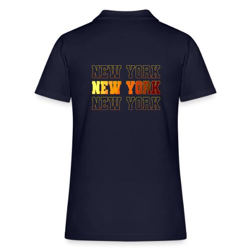 New York Varsity Echo - Women's Pique Polo Shirt