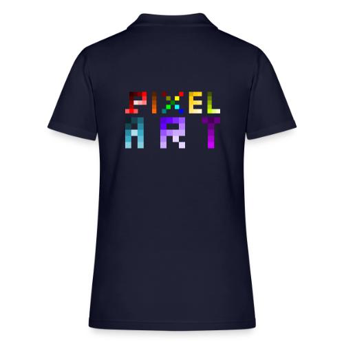 Pixel Art Spectrum - Women's Pique Polo Shirt