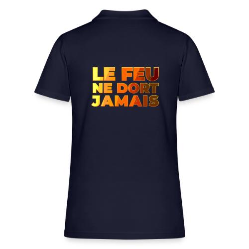 Fire never sleeps - Women's Pique Polo Shirt