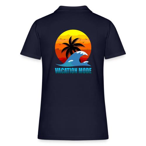 Vacation mode: Sunset Escape - Women's Pique Polo Shirt
