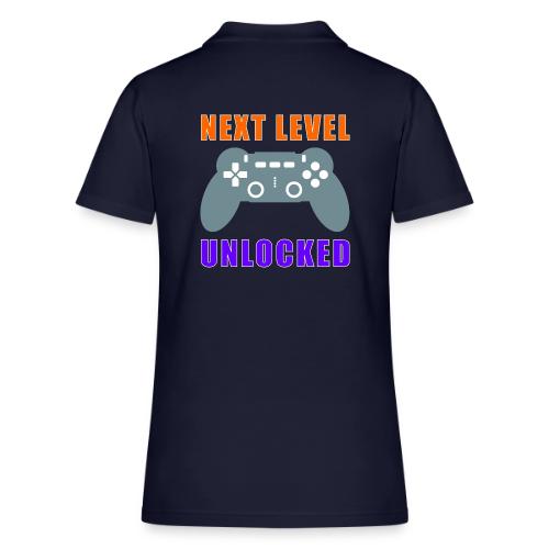 Next Level Unlocked Gamer Design - Women's Pique Polo Shirt
