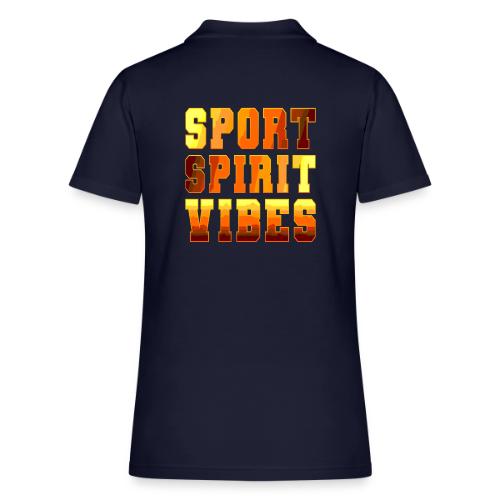 Sport Spirit Vibes Gradient - Women's Pique Polo Shirt