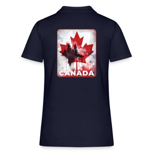 Canada's Maple Leaf Pride - Women's Pique Polo Shirt