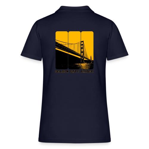 Golden Gate Bold Icon - Women's Pique Polo Shirt