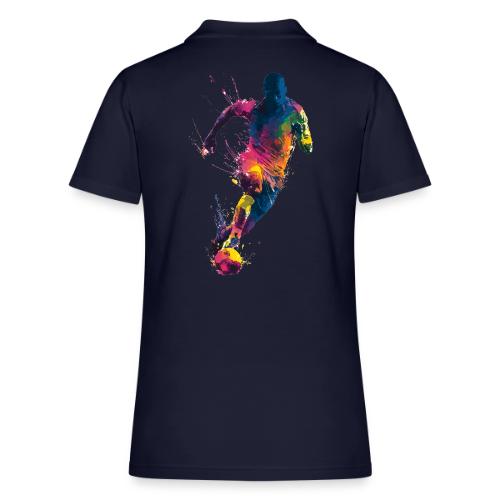 Soccer: Kick of Colors - Women's Pique Polo Shirt