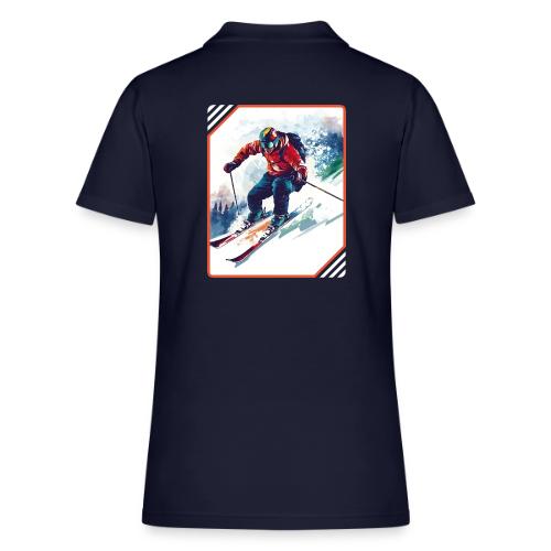Skiing is Life - Women's Pique Polo Shirt
