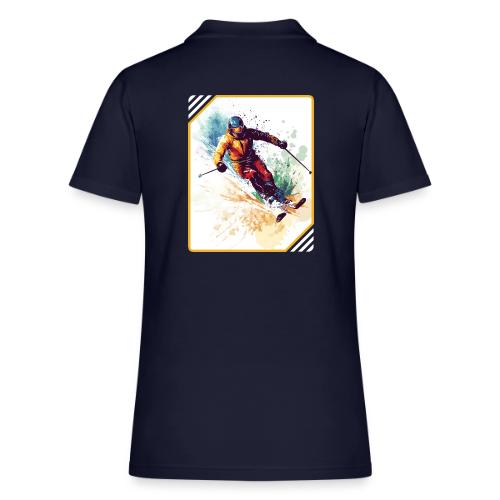 Winter Skiing Escape - Women's Pique Polo Shirt
