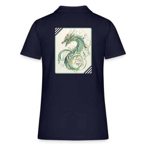 Brush of the Dragon - Women's Pique Polo Shirt