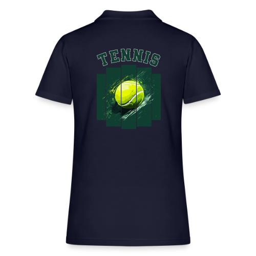 Tennis Motion - Women's Pique Polo Shirt