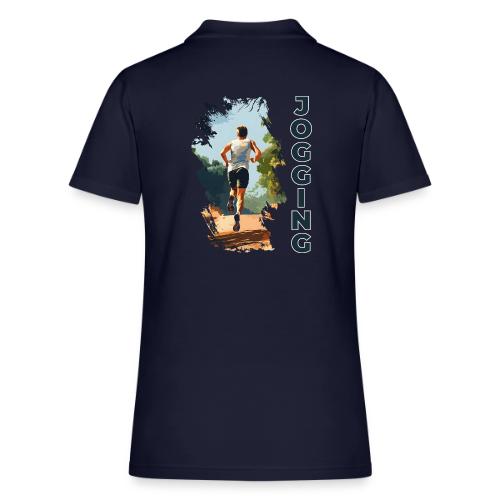 Jogging Vibes - Women's Pique Polo Shirt