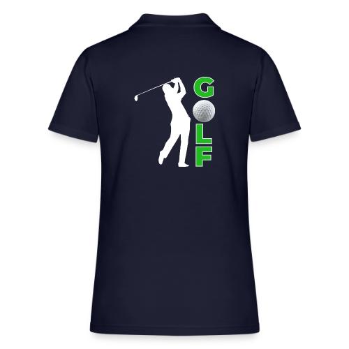 Golf: Classic Golf Motion - Women's Pique Polo Shirt