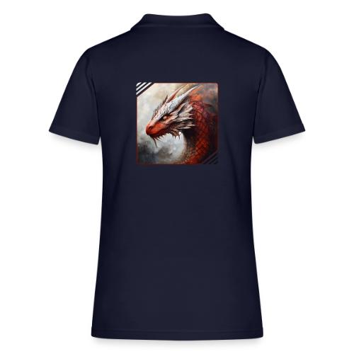 Mystic Dragon Realm - Women's Pique Polo Shirt