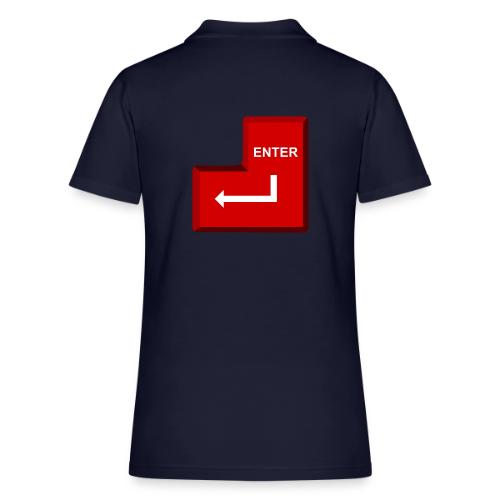 Just Press Enter - Women's Pique Polo Shirt