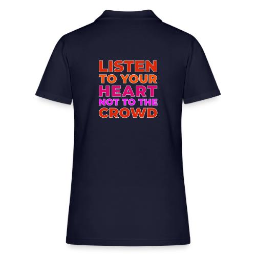 Heart Over Hype - Women's Pique Polo Shirt