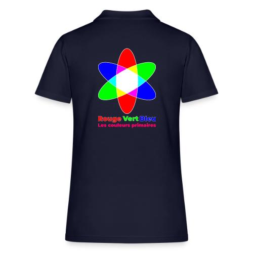 RGB Primary Colors - Women's Pique Polo Shirt