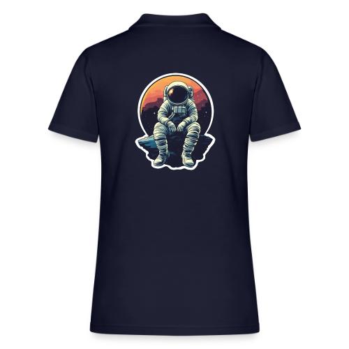 Astronaut in the Void - Women's Pique Polo Shirt