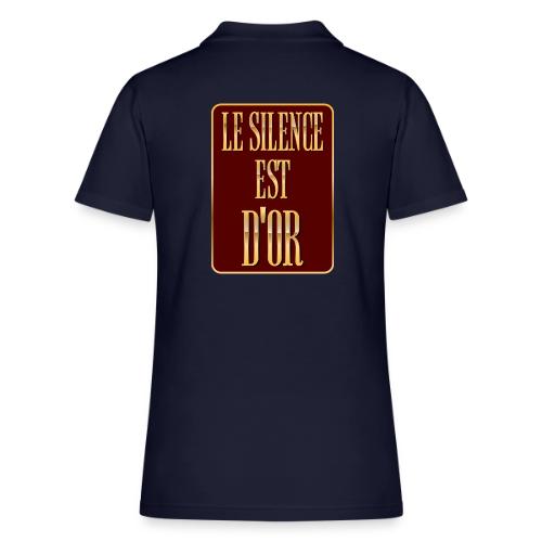 Silence is golden - Women's Pique Polo Shirt