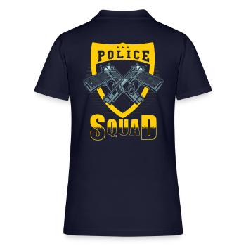 Police Squad - Women's Pique Polo Shirt - midnight navy - Back