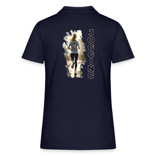 Jogging: Run into Motion - Women's Pique Polo Shirt