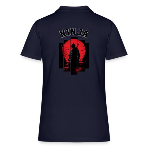 Ninja in the Shadows - Women's Pique Polo Shirt