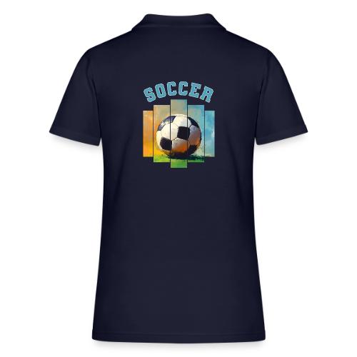 Soccer Ball Vibes - Women's Pique Polo Shirt