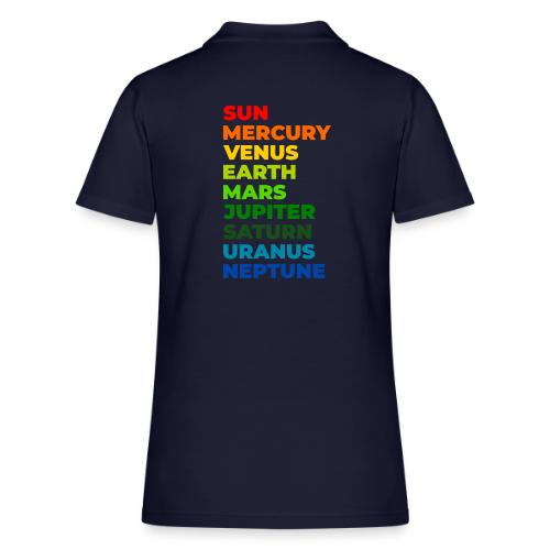Color the solar system - Women's Pique Polo Shirt