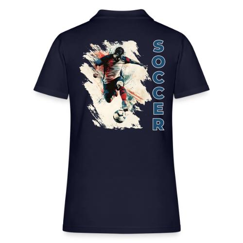 Soccer Power Move - Women's Pique Polo Shirt