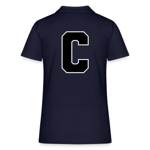 Varsity Letter C Collegiate Monogram - Women's Pique Polo Shirt