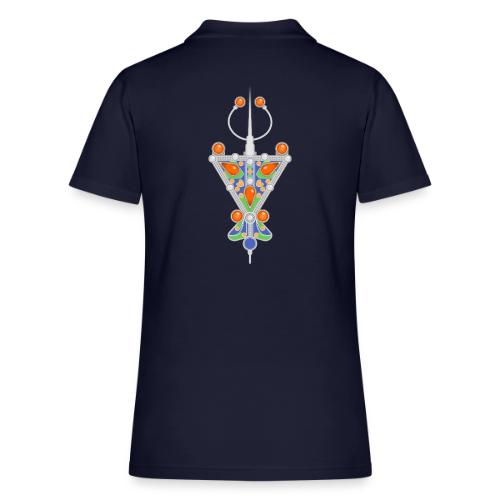 Amazigh: Tazerzit Heritage - Women's Pique Polo Shirt
