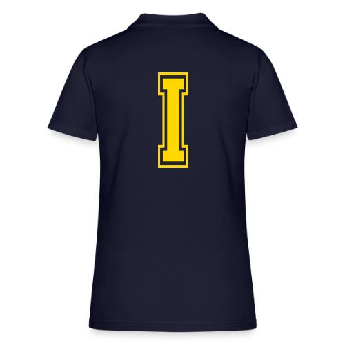Letter I – Capital Athletic Alphabet Monogram - Women's Pique Polo Shirt