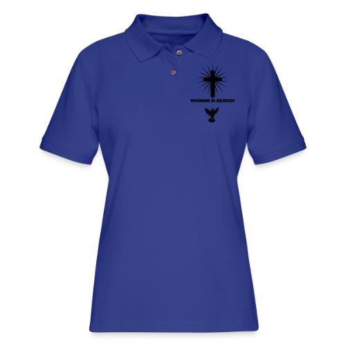 Wisdom Is Heaven - Women's Pique Polo Shirt
