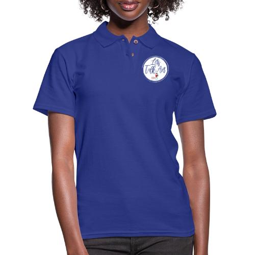 Lets talk art - Women's Pique Polo Shirt