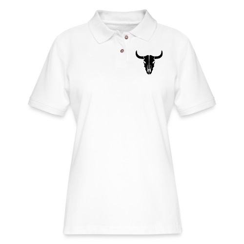 Longhorn skull - Women's Pique Polo Shirt