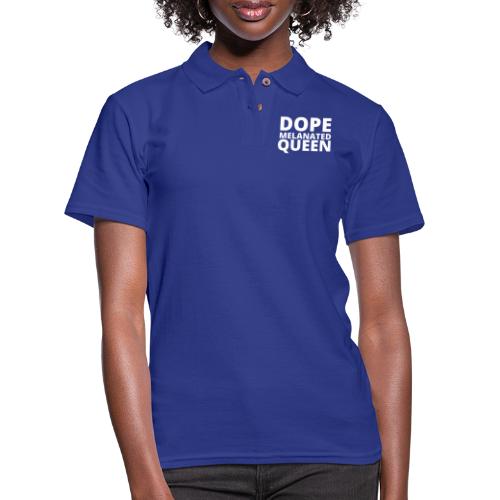 Dope Melanted Queen - Women's Pique Polo Shirt